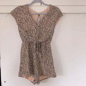 Vici Animal Print Romper